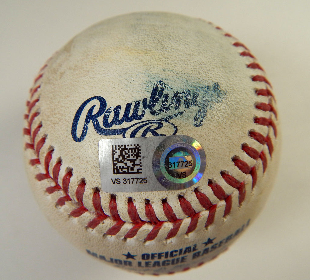 2021 San Francisco Giants Rockies Game Used Baseball Anthony DeSclafani 739 Pic2