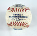 2023 Rangers Nationals Game Used Baseball Hunter Harvey Leody Taveras Single 8