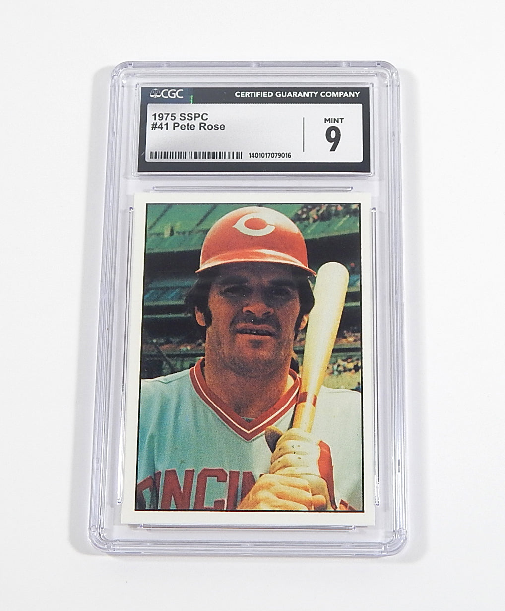 1975 SSPC Pete Rose #41 Reds CGC 9