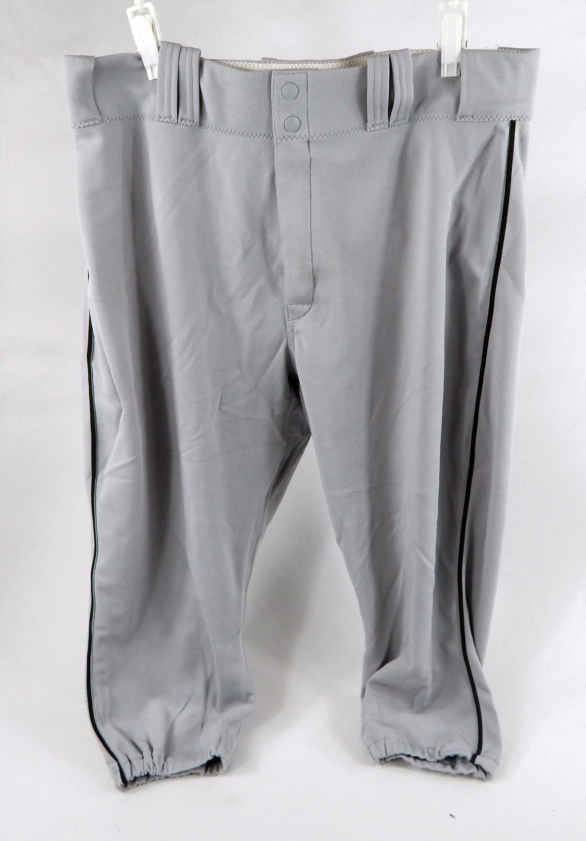 2016 Miami Marlins Marcell Ozuna #13 Game Used Grey Baseball Pants 37 108