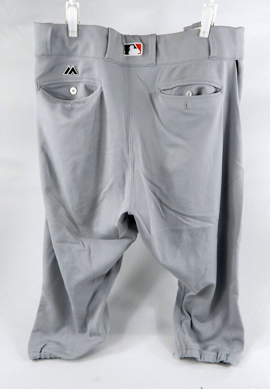 2016 Miami Marlins Marcell Ozuna #13 Game Used Grey Baseball Pants 37 108 Pic2