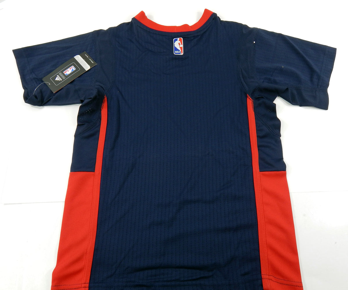 2014-15 Kids Detroit Pistons Blank Authentic Navy Swingman Jersey Adidas YS 28S Pic2