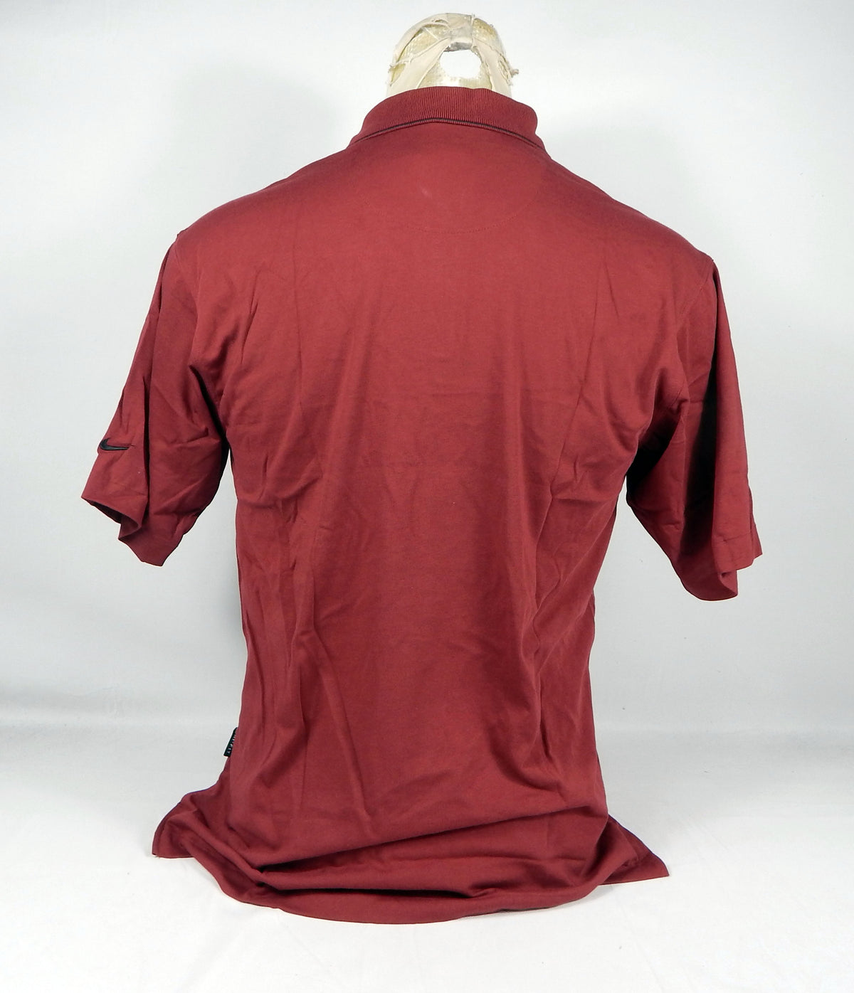 2000s Portland Trailblazers Team Issued Burgundy Red Polo Shirt 166762-684 S 45S Pic2
