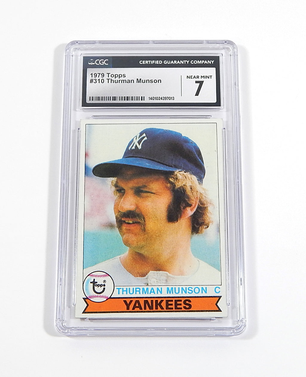 1979 Topps Thurman Munson #310 Yankees CGC 7