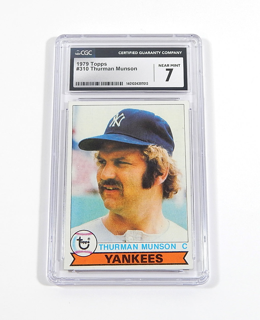 1979 Topps Thurman Munson #310 Yankees CGC 7