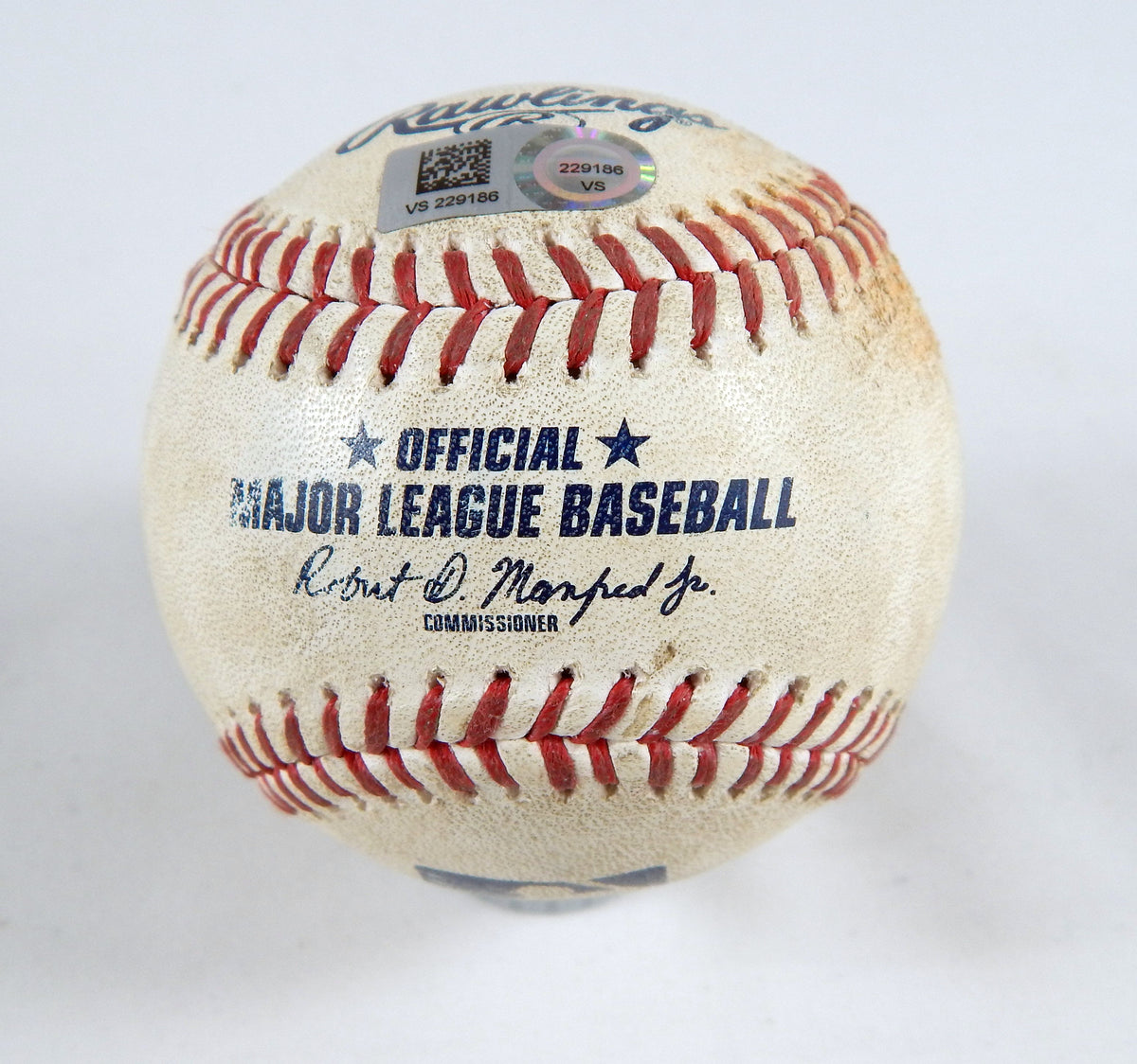 2023 Marlins Nationals Game Used Baseball Jesus Luzardo Keibert Ruiz Ball 2