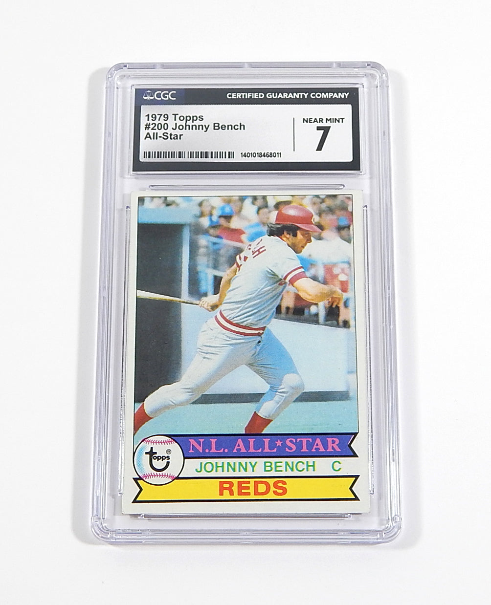 1979 Topps Johnny Bench #200 Reds CGC 7