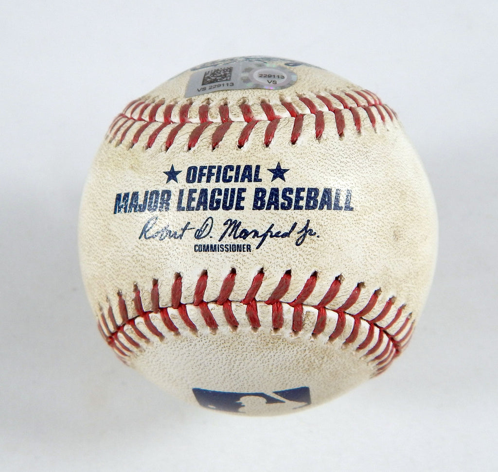 2023 Philliies National Game Used Baseball Andrew Vasquez Corey Dickerson ball 3