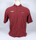 2000s Portland Trailblazers Team Issued Burgundy Red Polo Shirt 165136-684 M 46S