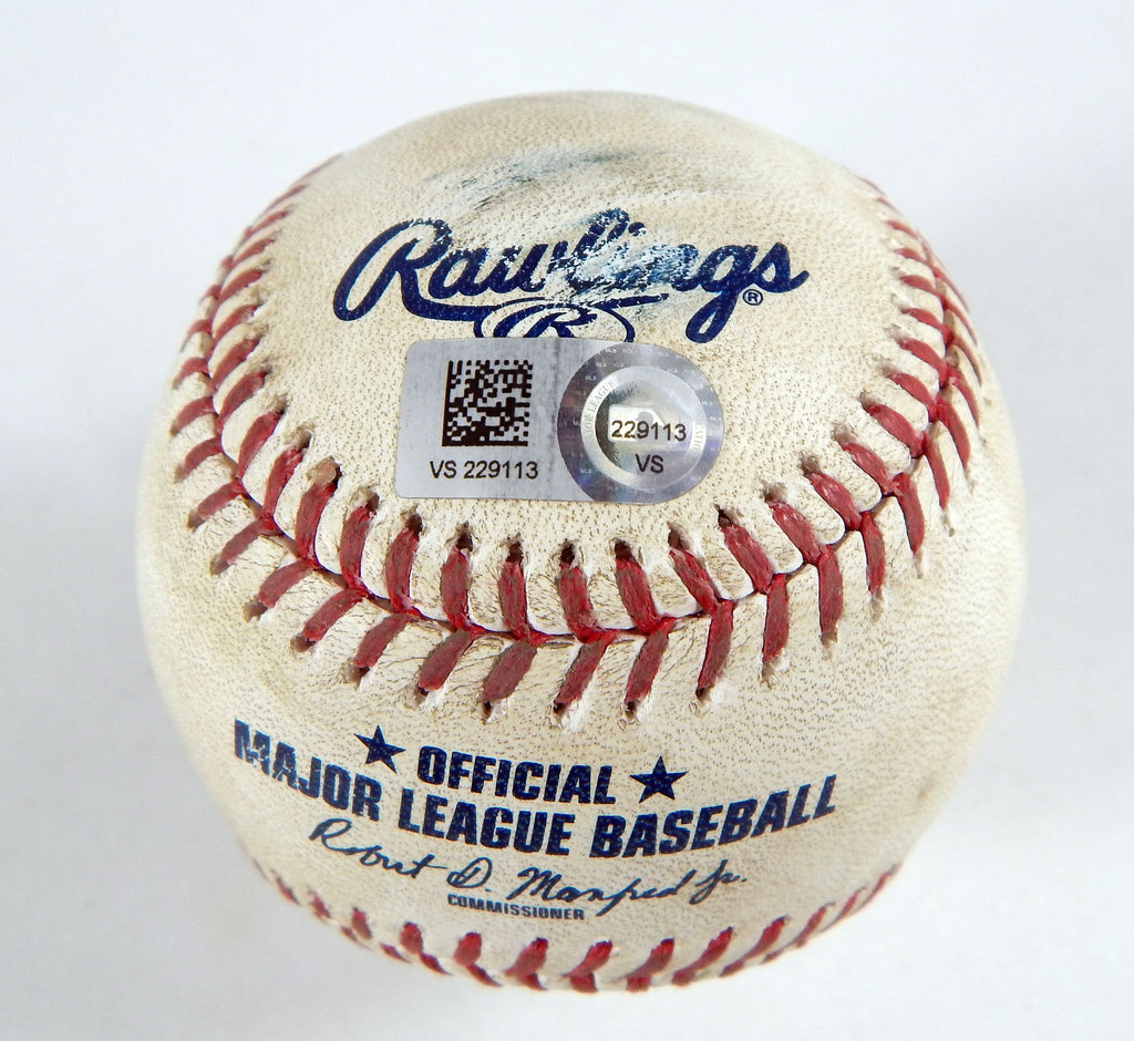 2023 Philliies National Game Used Baseball Andrew Vasquez Corey Dickerson ball 3 Pic2