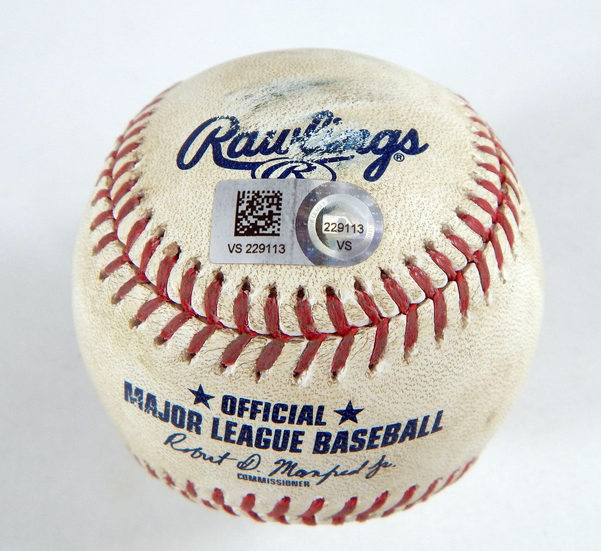 2023 Philliies National Game Used Baseball Andrew Vasquez Corey Dickerson ball 3 Pic2