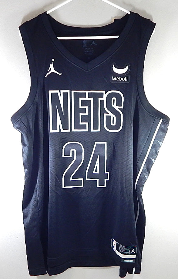Cam Thomas #24 Brooklyn Nets Jordan Nike Swingman Webull Jersey New Black 52 XL