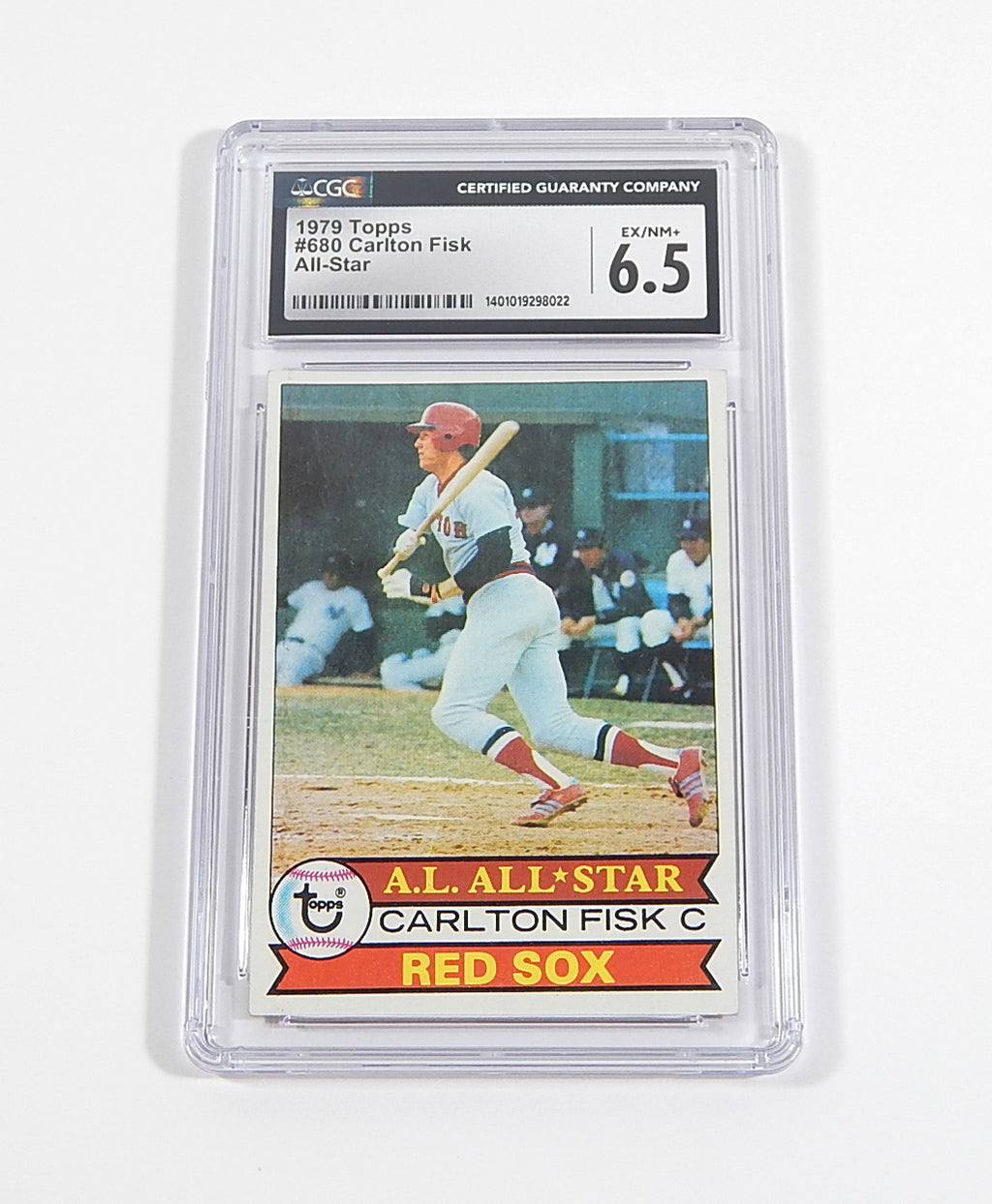 1979 Topps Carlton Fisk #680 Red Sox CGC 6.5