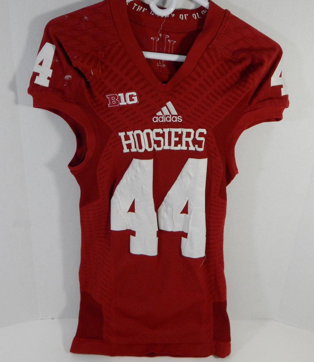 2013 Indiana Hoosiers #44 Game Used Red Jersey Nameplate Removed DP14125