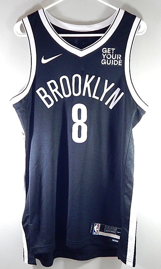 Cui Yongxi #8 Brooklyn Nets Nike Swingman Icon Guide Jersey Black New Youth XL