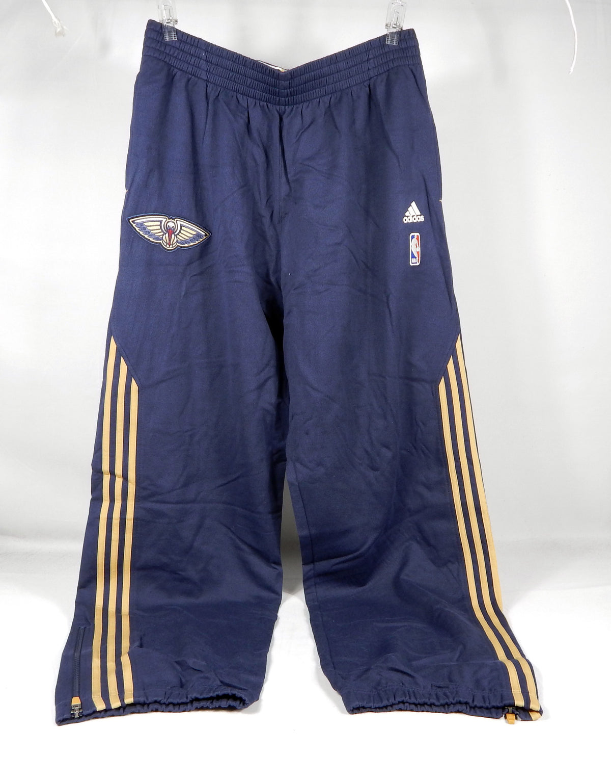 2013-14 New Orleans Pelicans Team Issued Navy Warm Up Pants 2XL 47S
