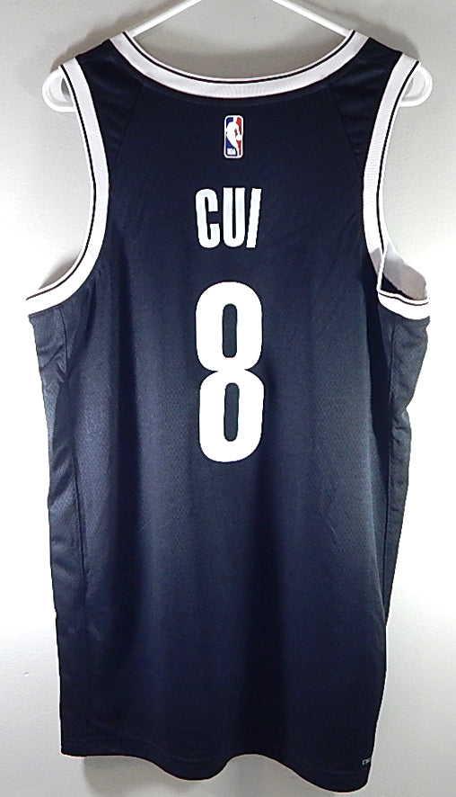 Cui Yongxi #8 Brooklyn Nets Nike Swingman Icon Guide Jersey Black New Youth XL Pic2