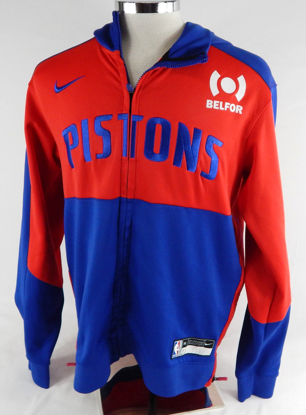 2024-25 Detroit Pistons Marcus Sasser #25 Game Used Red Warm Up Jacket M 415 Pic2