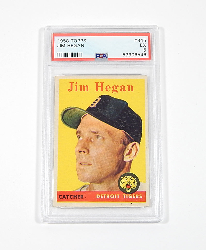 1958 Topps Jim Hegan #345 Tigers PSA 5