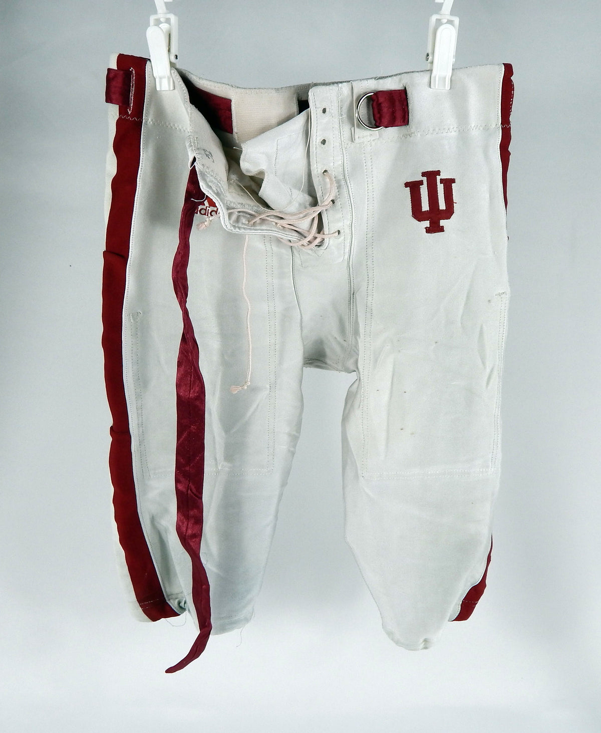 2008 Indiana Hoosiers #52 Game Used White Pants 44 DP67501