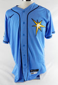 2023 Tampa Bay Rays Evan Reifert Game Issued Blue Jersey 25th Anniversary Patch 44 080