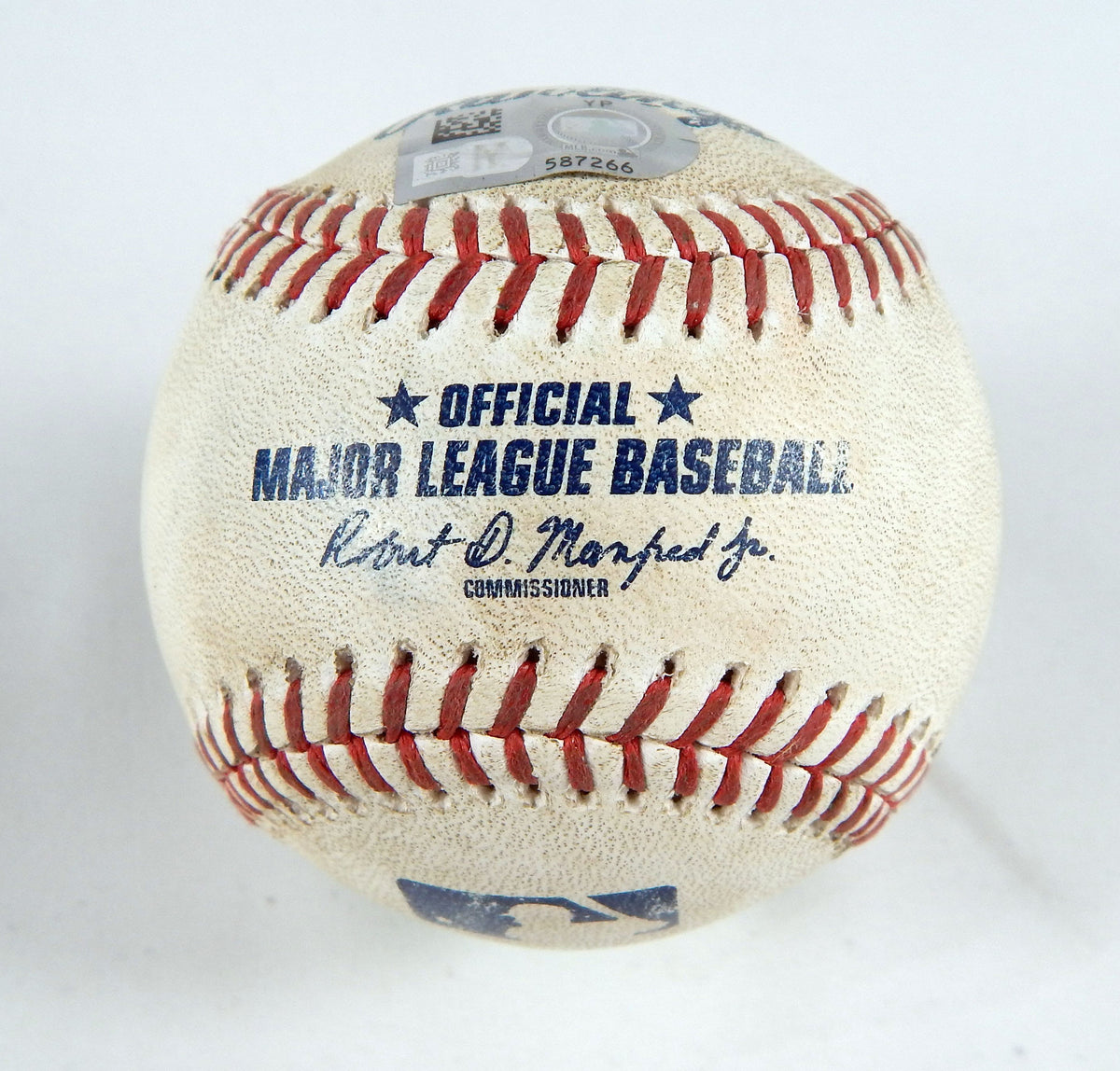 2023 Brewes Nationals Game Used Baseball Wade Miley Dominic Smith walks 532