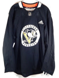 Pittsburgh Penguins Adidas NHL Team Issued Practice Hockey Jersey Black New 56
