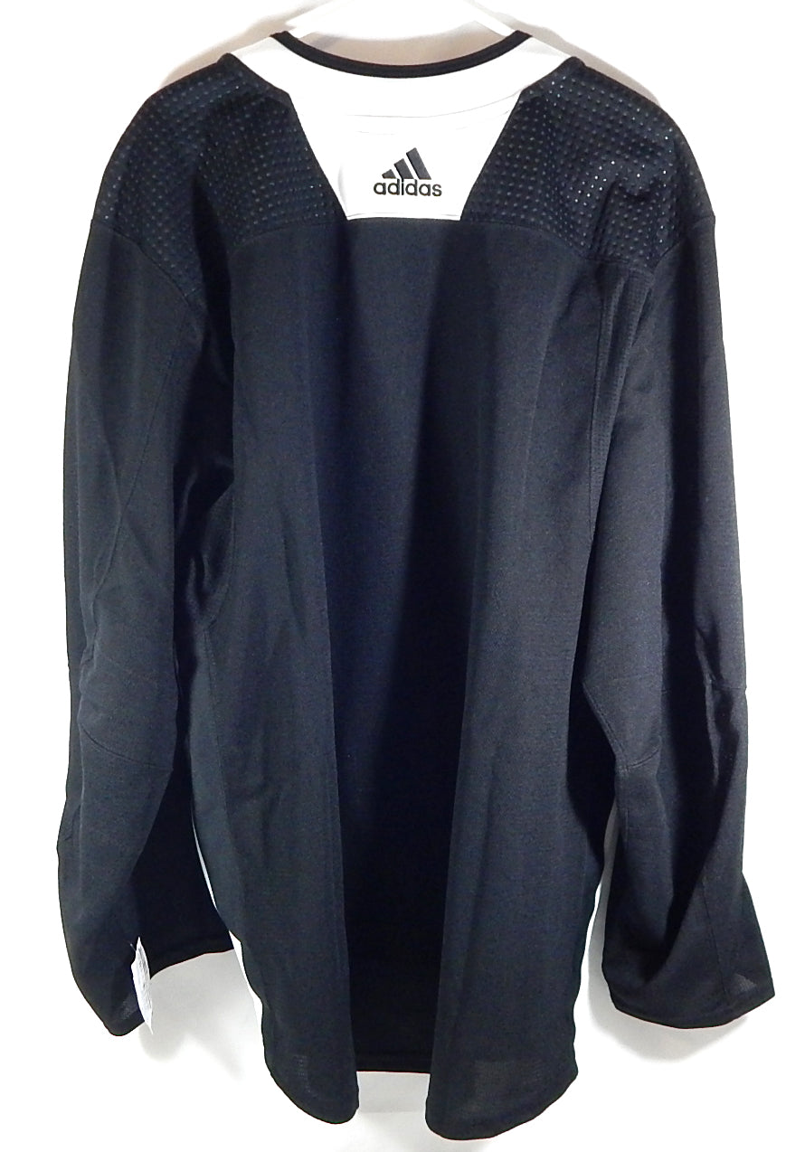 Pittsburgh Penguins Adidas NHL Team Issued Practice Hockey Jersey Black New 56 Pic2