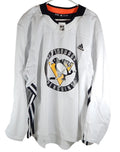 Pittsburgh Penguins Adidas Primegreen NHL Practice Hockey Jersey White 58+ Plus