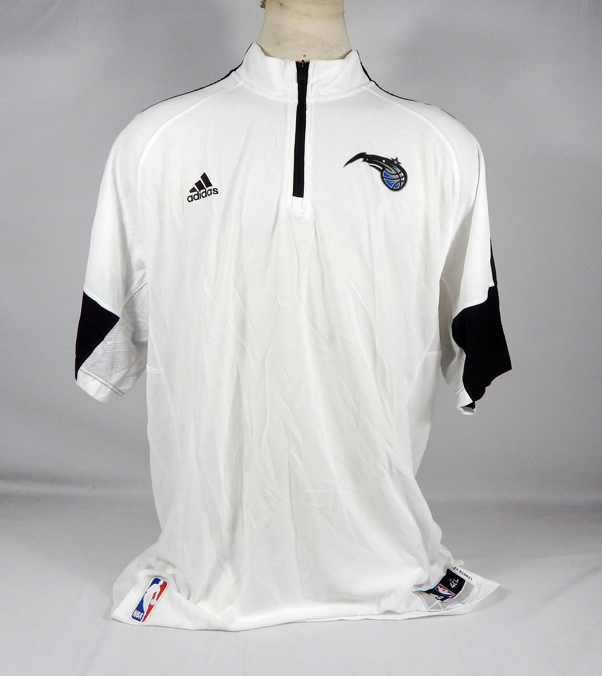 2014-15 Orlando Magic Game Issued White Shooting Shirt 4XL2 52S