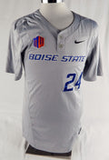 2016 Boise State Broncos #24 Game Used Grey Jersey Softball S 104