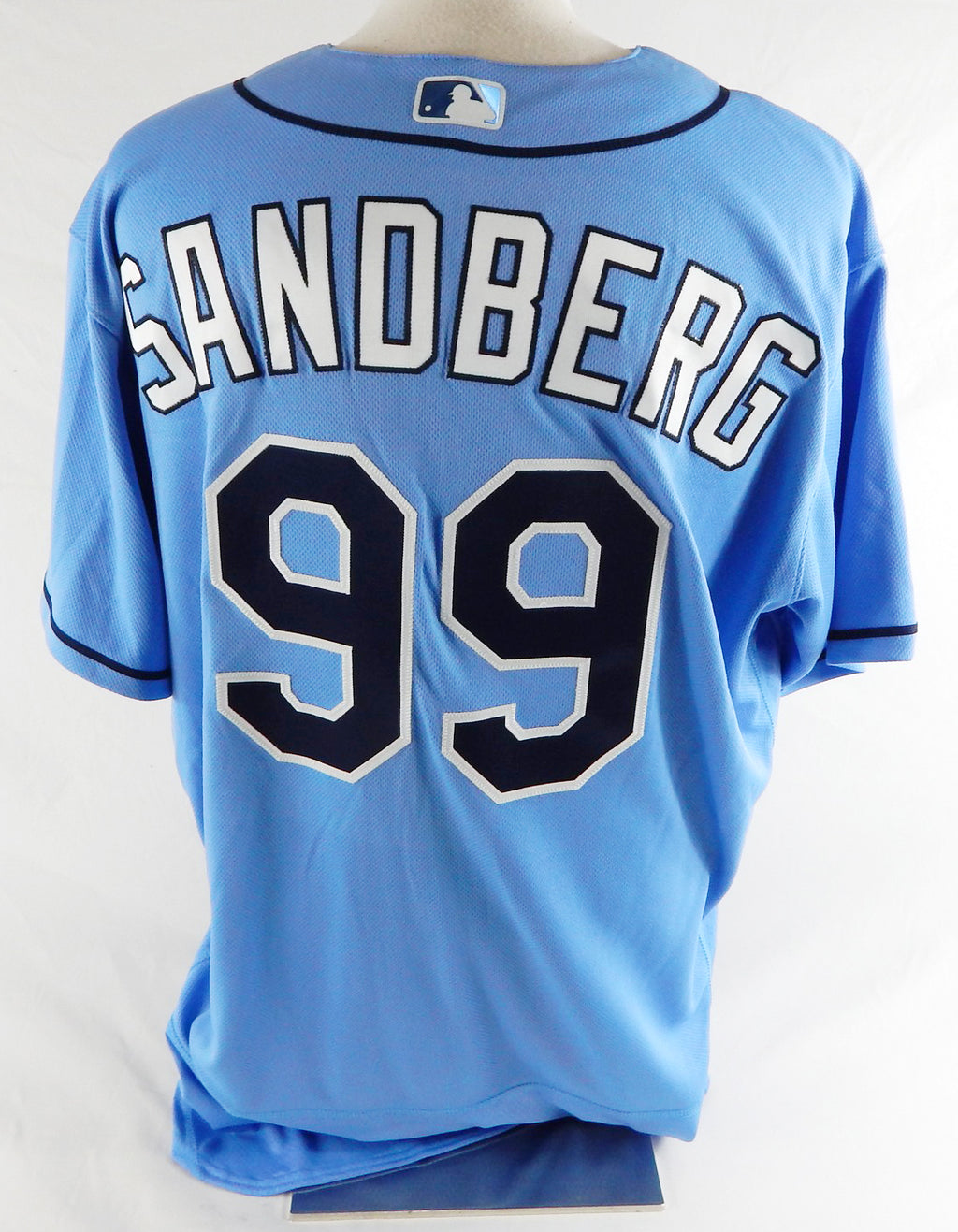 2023 Tampa Bay Rays Jared Sandberg #99 Game Issued Blue Jersey 50 082 Pic2