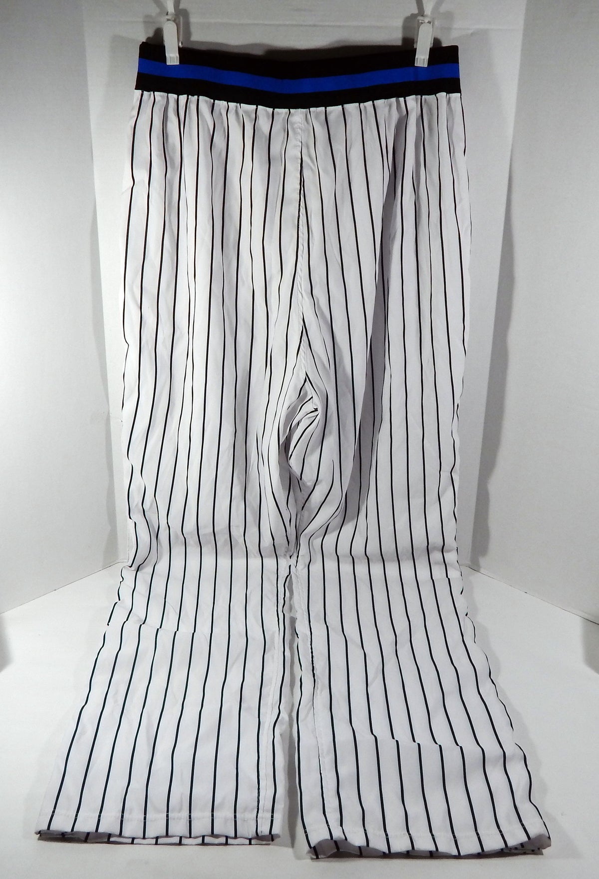 1996-97 Orlando Magic Game Issued White Pinstripe Pants 44 DP68218 Pic2