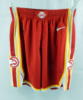 2024-25 Atlanta Hawks Bogdan Bogdanovic #13 Game Used Red Shorts Pacman L 38 407