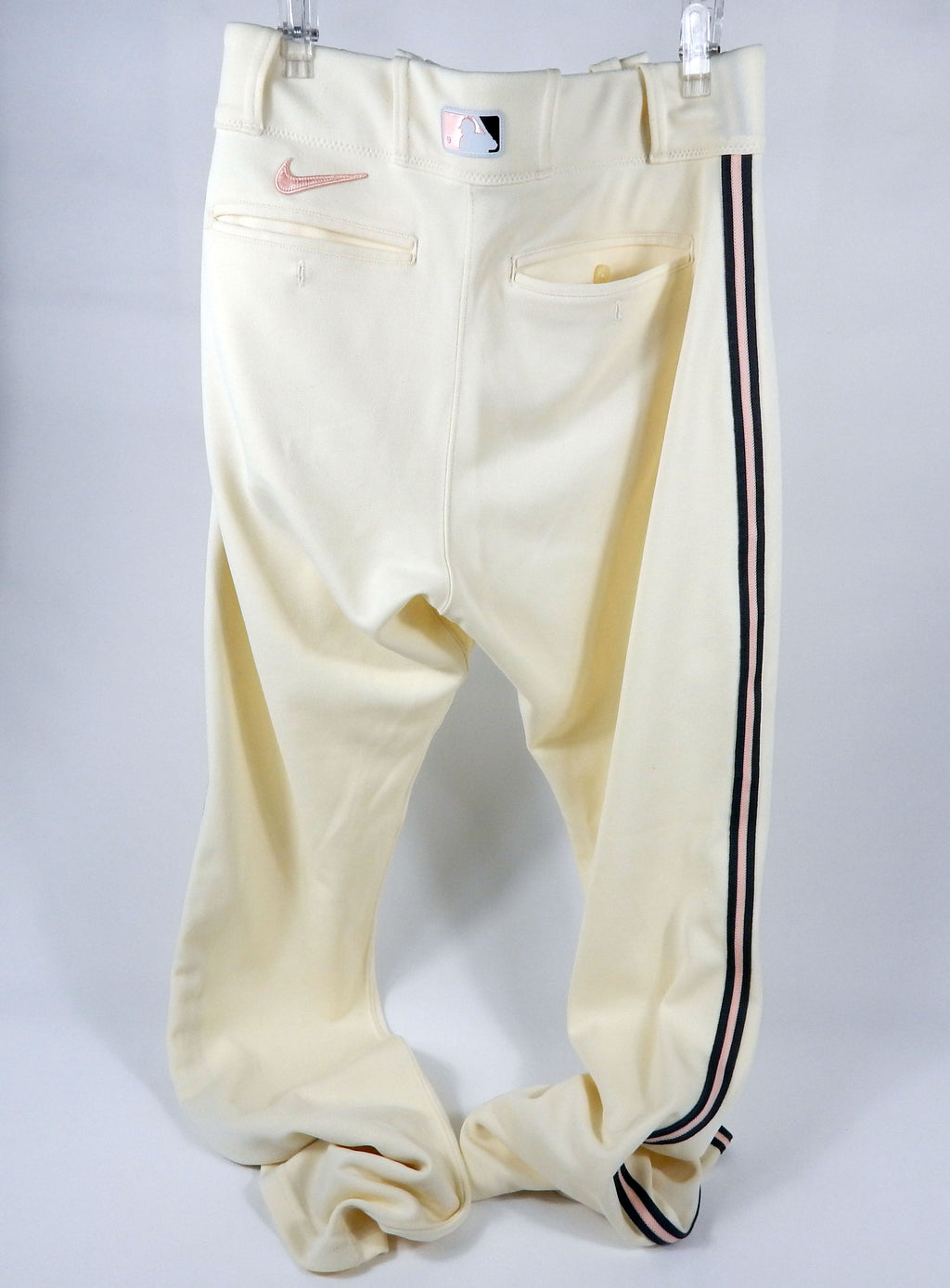 2023 Washington Nationals MacKenzie Gore #1 Game Used Cream Pants City Con 4 Pic2