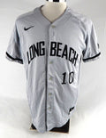2018 Long Beach State Dirtbags #10 Game Used Grey Jersey Baseball L 868