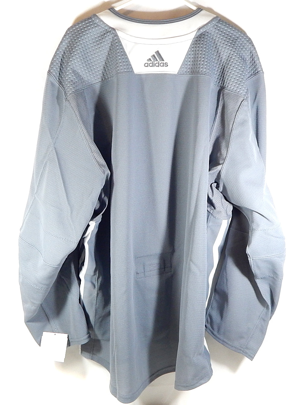 Pittsburgh Penguins Adidas NHL Team Issued Practice Hockey Jersey Gray 58+ Plus Pic2