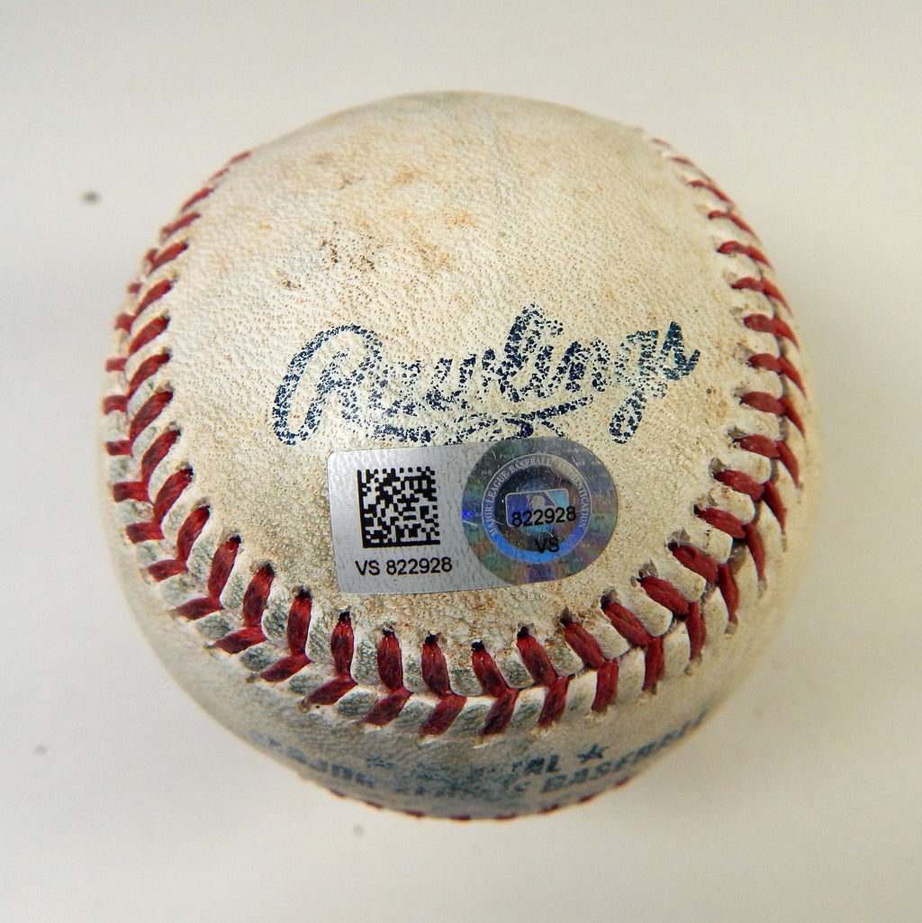 2021 San Francisco Giants Colorado Rockies Game Used Baseball Nunez Single Pic2