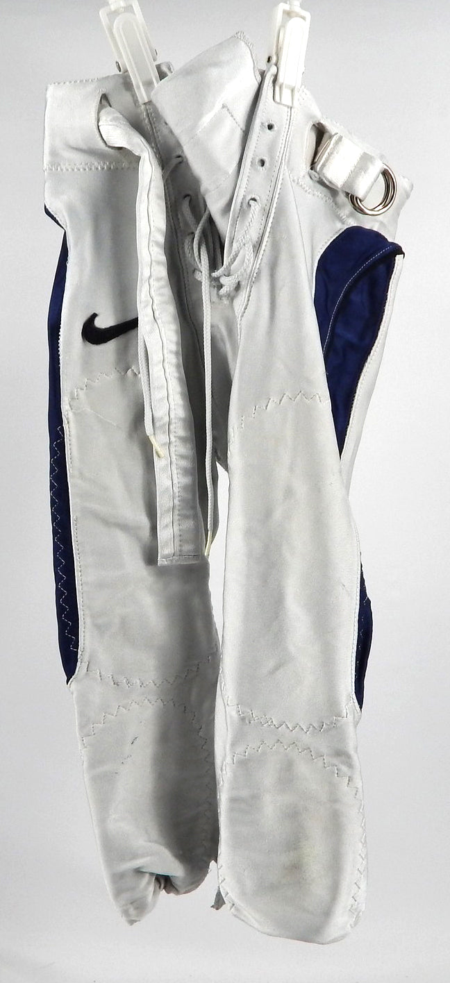 2000s Utah State Aggies #12 Game Used White Pants S 017