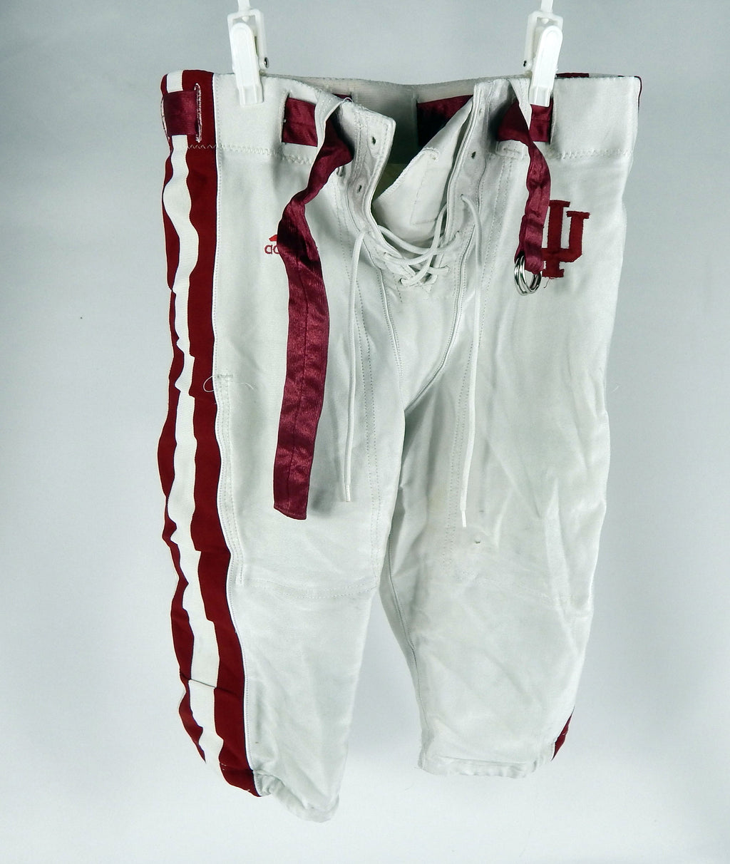 2008 Indiana Hoosiers #90 Game Used White Pants 38 DP67504