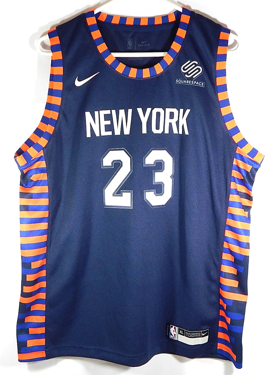 Mitchell Robinson #23 NY Knicks Nike Swingman Squarespace Jersey Navy Youth XL