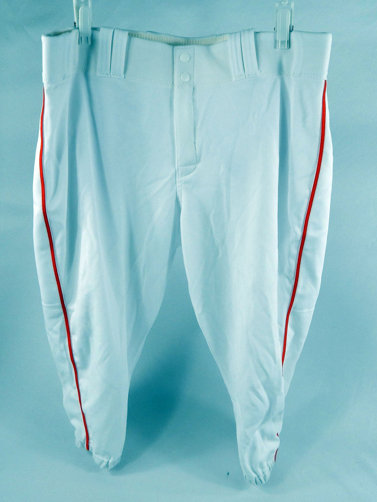 2015 Miami Marlins Jarrod Saltalamacchia #39 Game Used White Baseball Pants 38