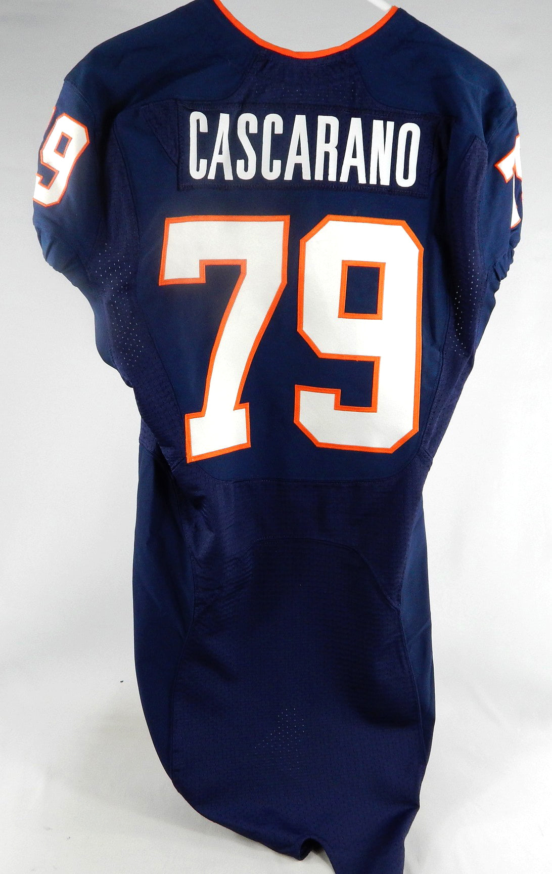 2010-12 Virginia Cavaliers Cascarano #79 Game Issued Navy Jersey 42 025