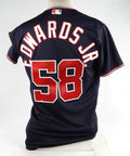 2023 Washington Nationals Carl Edwards Jr. #58 Game Issued Navy Jersey 42 247