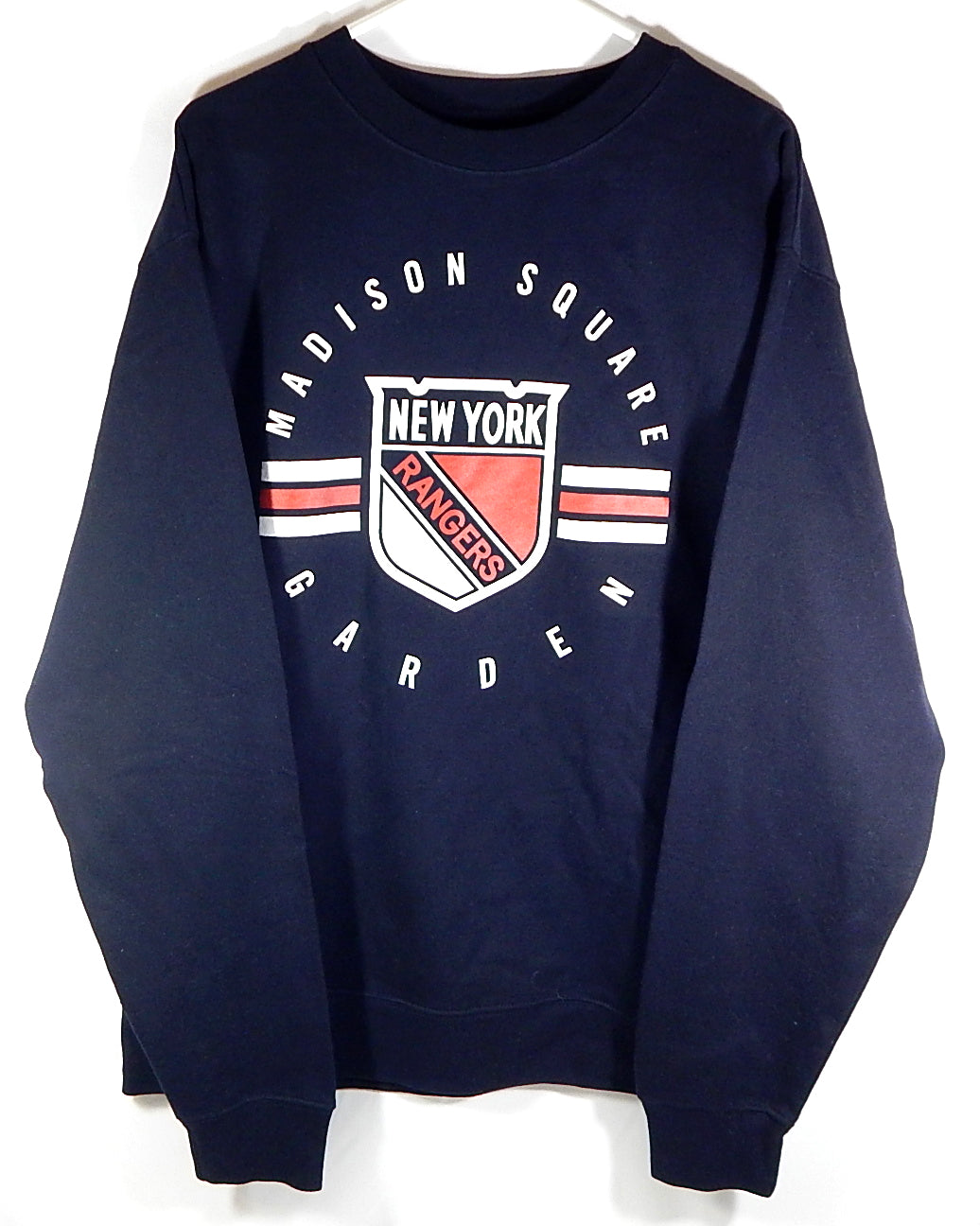 New York Rangers Retro Madison Square Garden Circle Crewneck Sweatshirt Large
