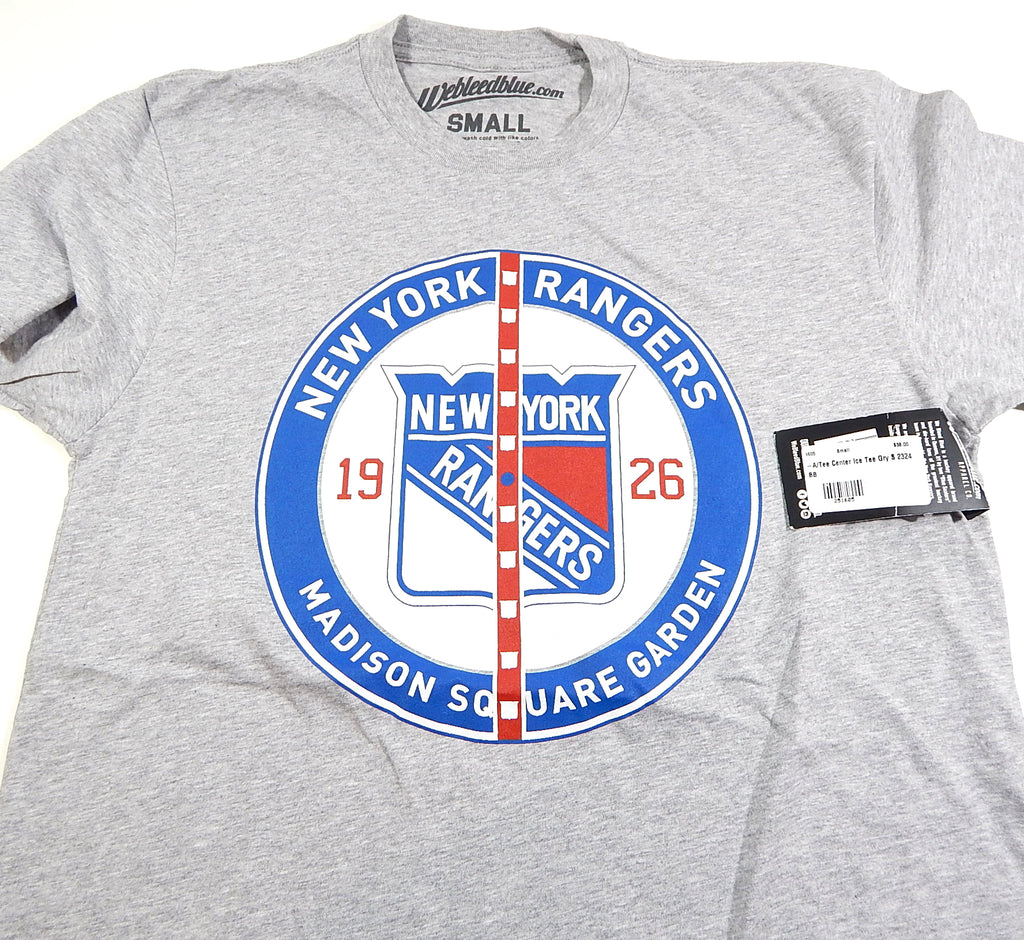 New York Rangers Madison Square Garden Center Ice Tee T-Shirt Heather Gray M Pic2