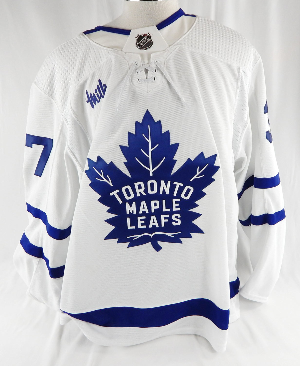 2023-24 Toronto Maple Leafs Timothy Liljegren #37 Game Issued White Jersey 8