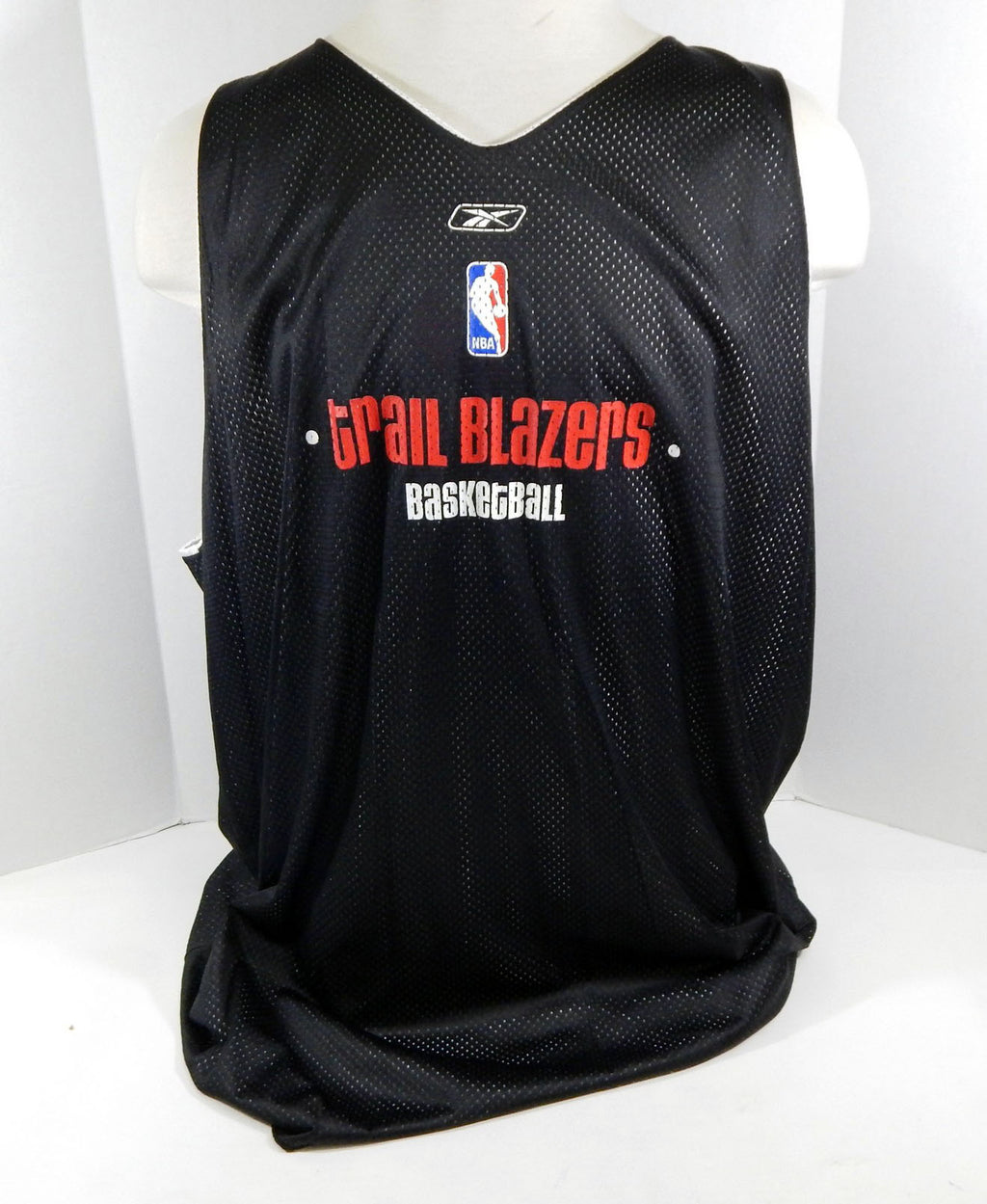 2005-06 Portland Trail Blazers Game Issued Black Reversible Practice Jersey 9