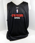 2005-06 Portland Trail Blazers Game Issued Black Reversible Practice Jersey 9