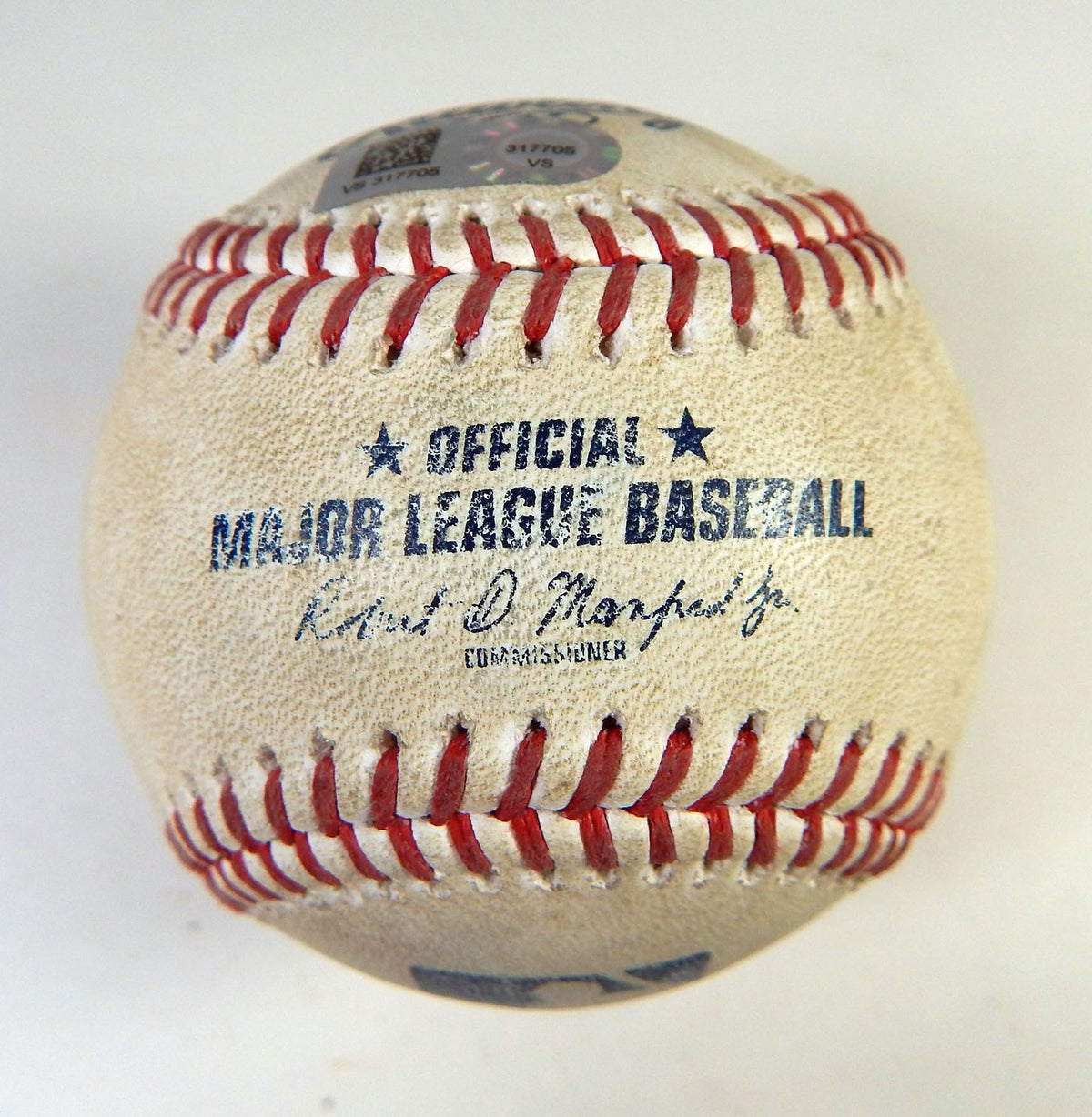 2021 San Francisco Giants Colorado Rockies Game Used Baseball Darin Ruf Almonte